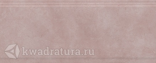 Бордюр для настенной плитки Kerama Marazzi Марсо розовый обрезной BDA014R 12*30 см